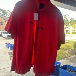 Givenchy Reverse Logo Short-Sleeve Shirt